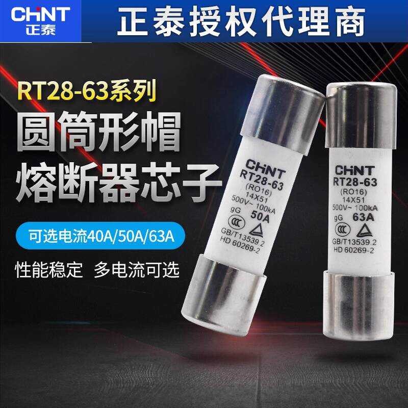 Chint RO16 14*51 Ceramic Tube 132/40/50/63A Fuse Core R0 RT18 RT14 ...