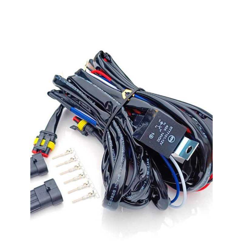 LED High and Low Beam Light Controller Dual Switch Control Harness ...