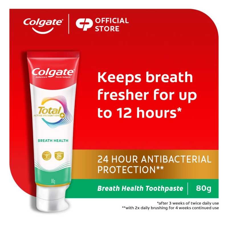 NEW Colgate Total Health Antibacterial Toothpaste, Keeps Breath Fresh ...
