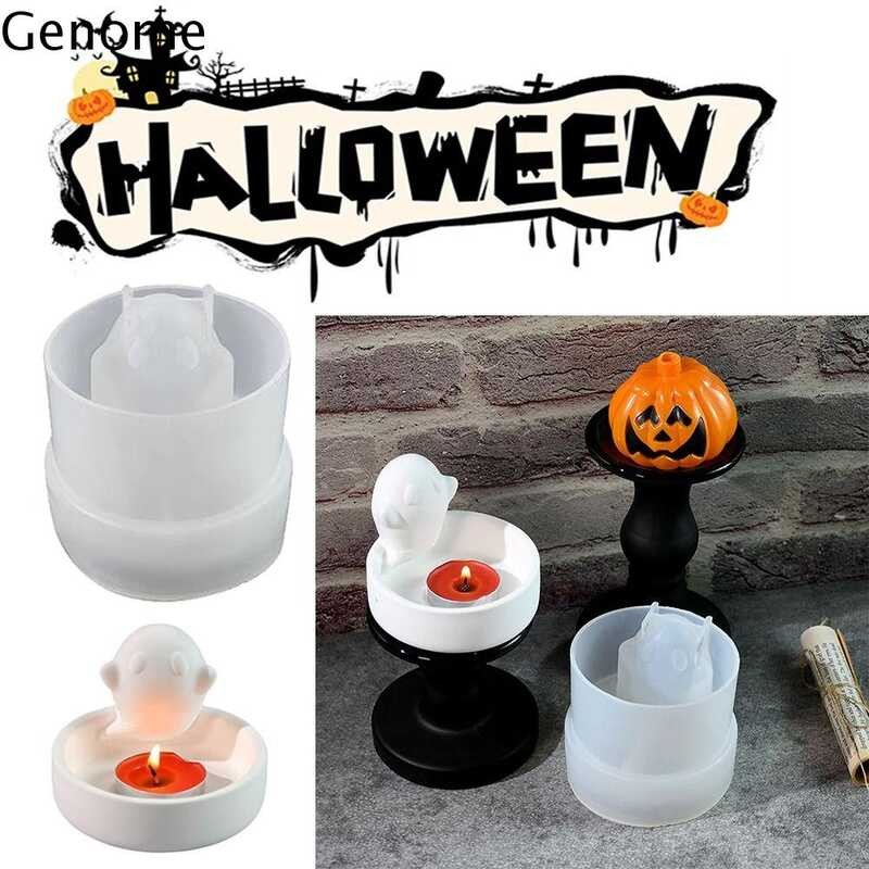 Tt GENOME Ghost Candlesticks Silicone Creative DIY 3D Candle Holder ...
