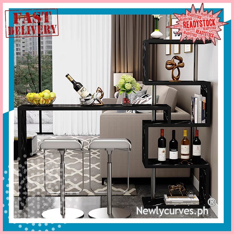 COD Modern MINI Bar table Rotating 360 Swivel Bar counter table coffee ...