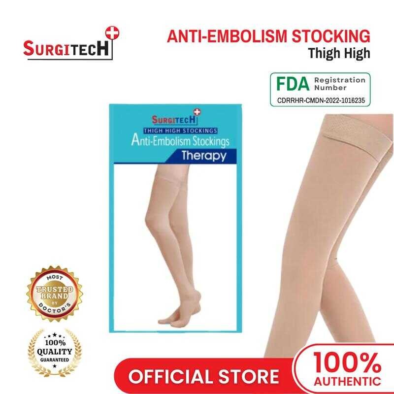 Surgitech Anti-Embolism Stockings Therapy/Compressions Stocking Open ...
