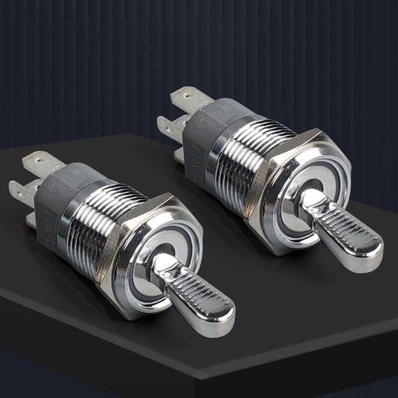 Sturdy Metal Toggle Switches Featuring Two Setting And Integrated LED ...
