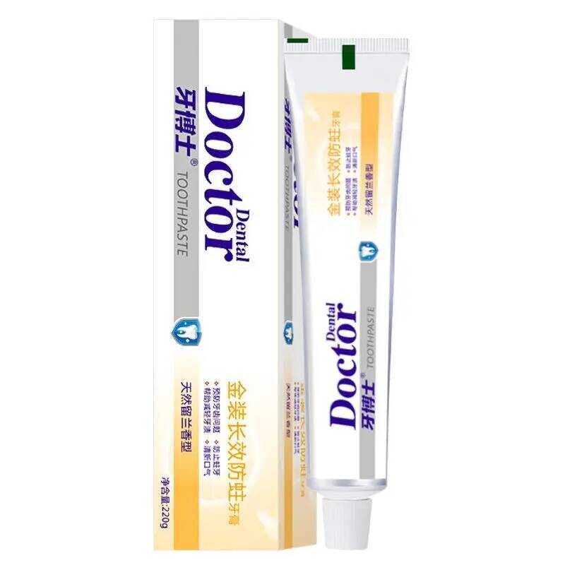 Gold Doctor Long-Lasting Anti-Cavity Toothpaste 220G Fresh Breath ...