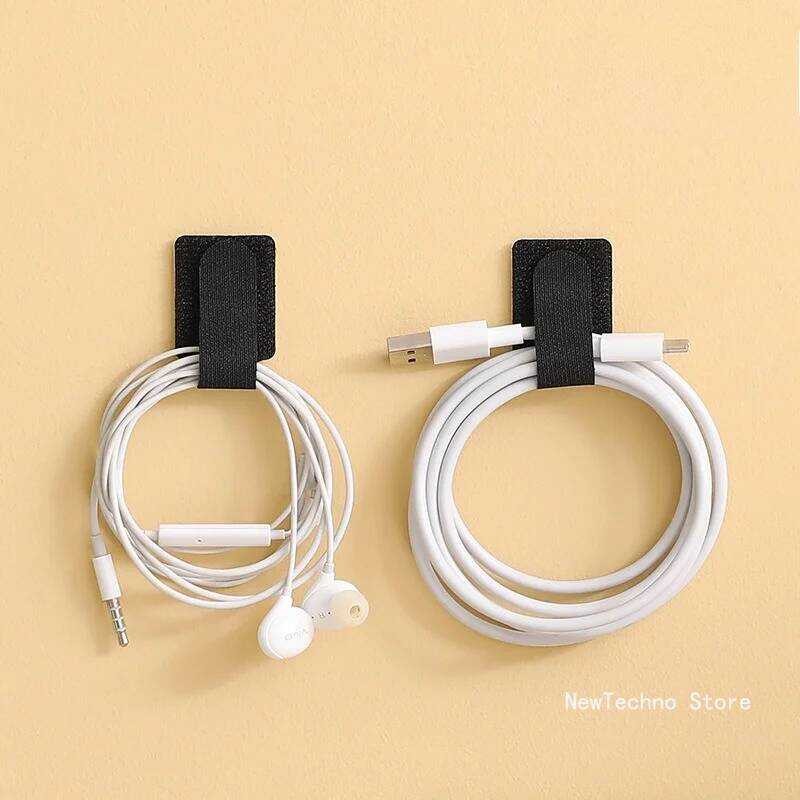 Cable 10Pcs/Pack Reusable Organizer Self Adhesive Cord Rope Holders ...