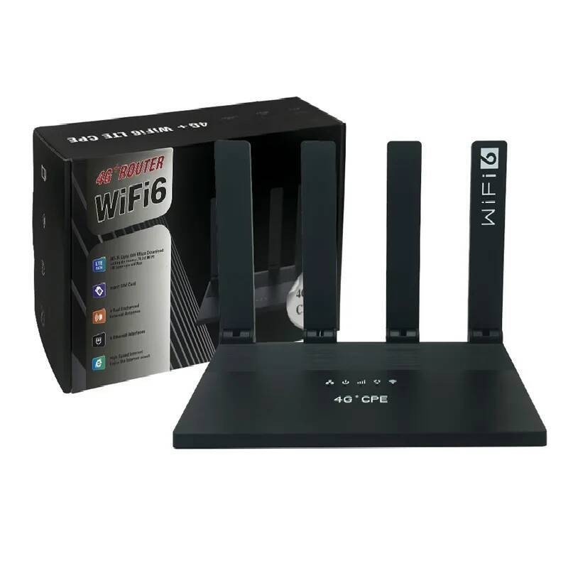 CPE WR800 6 LTE 4G SIM Card Slot Modem 300Mbps Power Signal Mobile WiFi ...