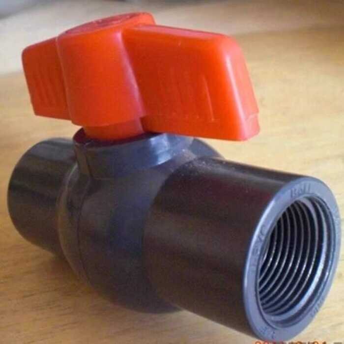 UPVC Plastic Internal Thread PVC Q11F-16S Chemical Threaded Ball Valve ...
