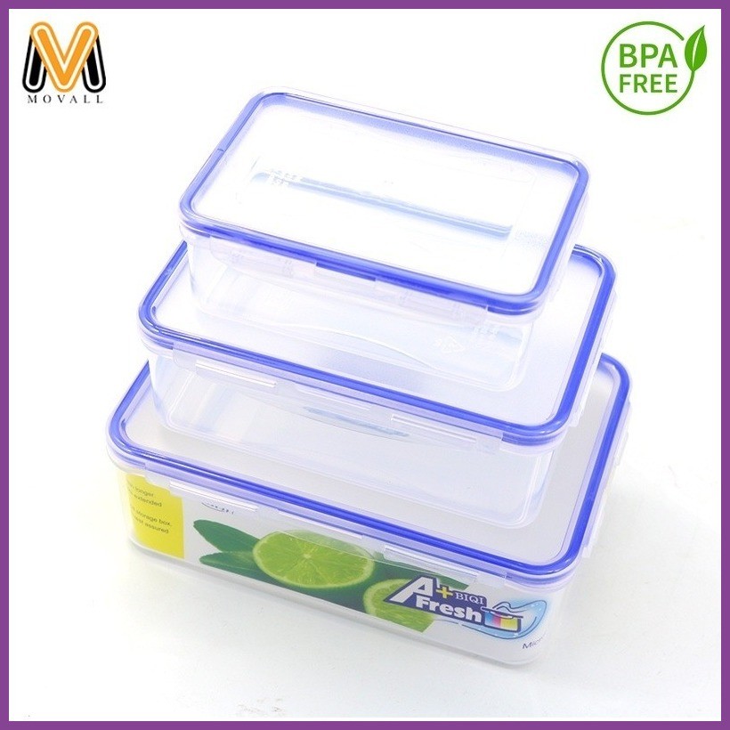 Rectangle 3pcs Food Container | Shopee Philippines