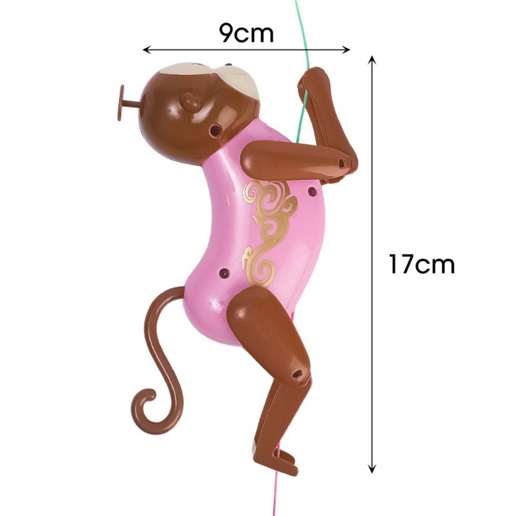 Climbing Monkey Toy with Hook Rope Fun Interactive Kids Early For ...