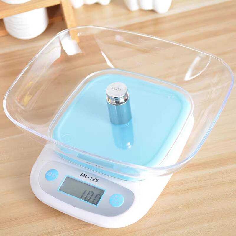 with Bowl 5kg Baking Mini Electronic 1g Platform Kitchen Weighing Food ...
