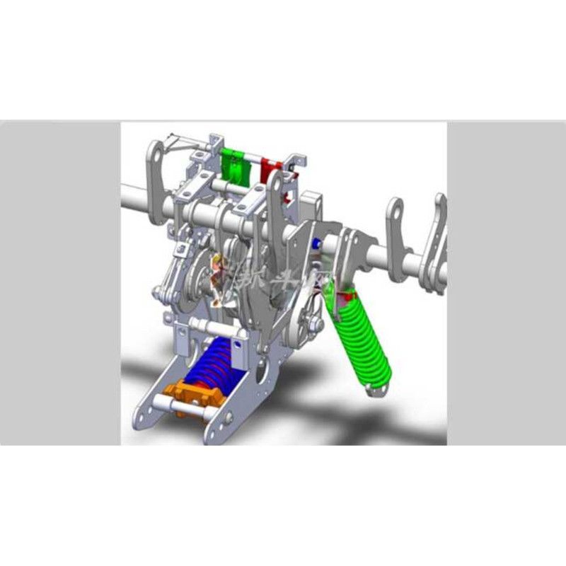 Circuit Breaker with Planetary Gear Reducer Mechanism Drawing 3D Model ...