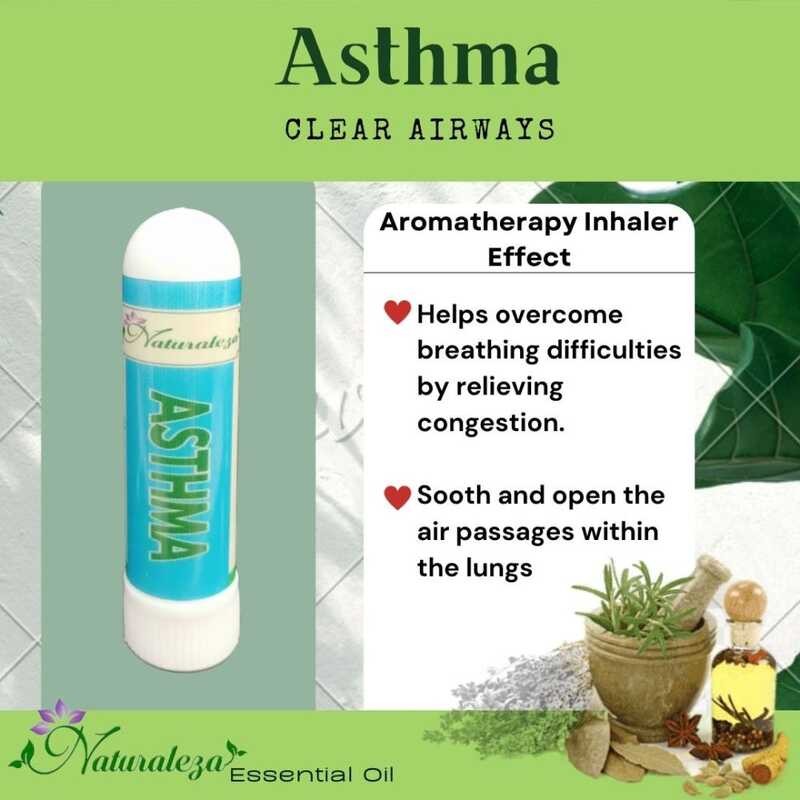 Naturaleza Asthma Aromatherapy Inhaler 8F4 | Shopee Philippines