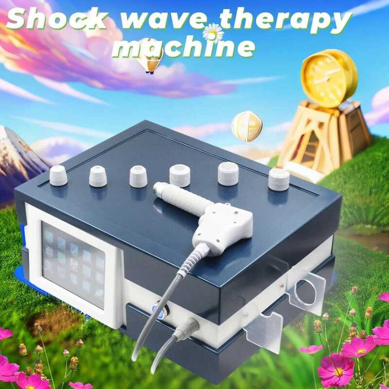 W Shockwave Therapy Hine 6 Probes Extracorporeal Pneumatic Shock Waves ...