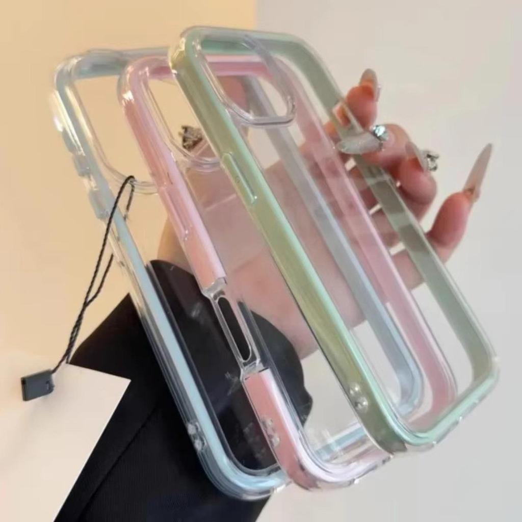 2IN1 Candy Color Clear Case For Samsung A05 A05S A15 A25 A35 A06 A16 ...