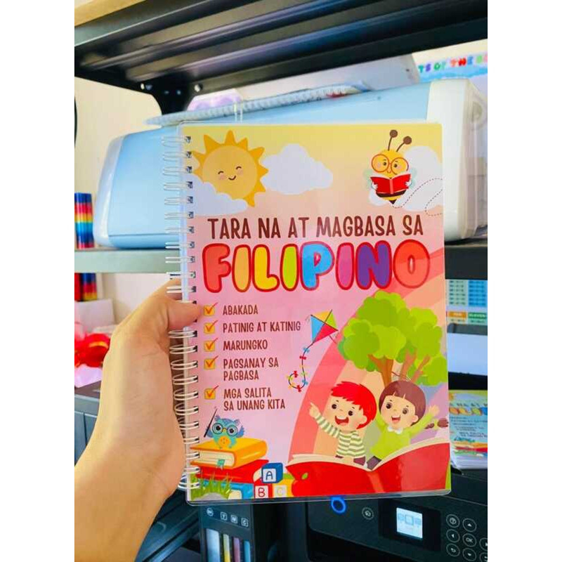 1 Tara Na At Magbasa Sa Filipino Learning Book For Kids Ages 4 - 8 ...