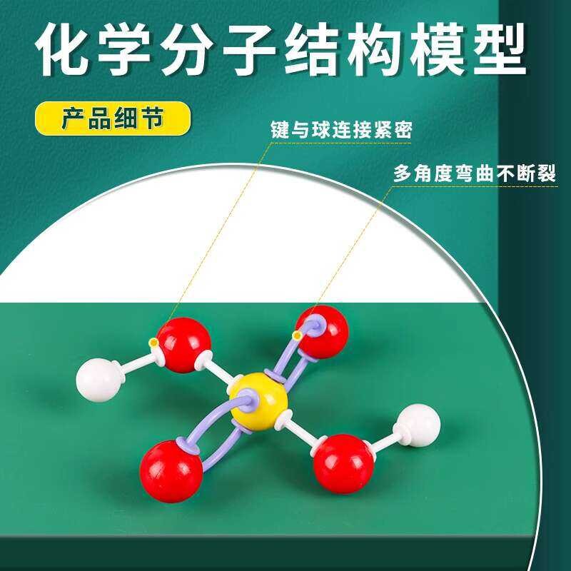 Chemical Molecular Structure Model Ball Stick Scale Model Crystal ...