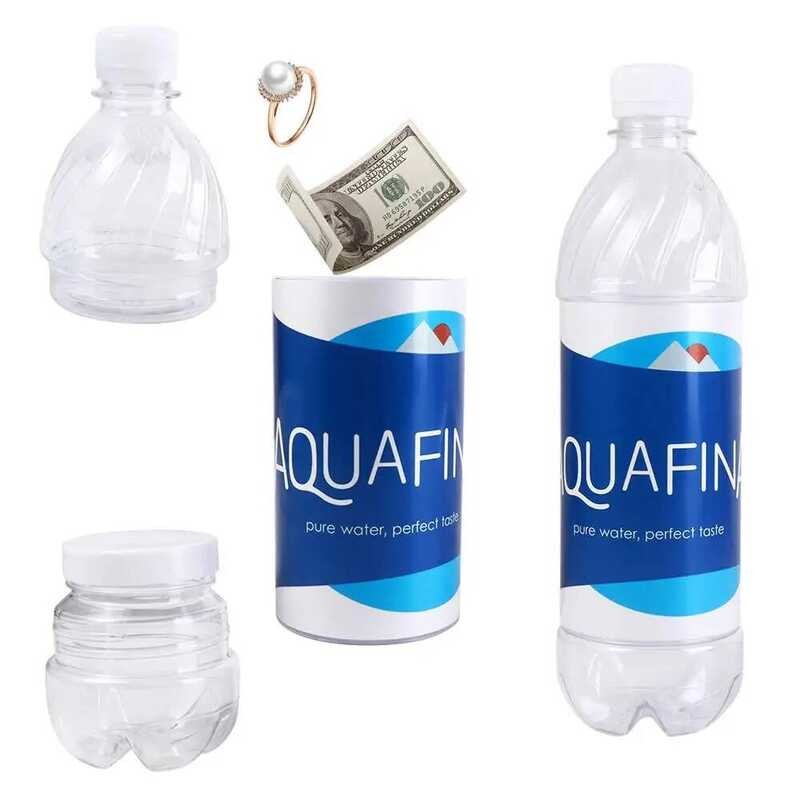 Xj Smell Proof Transparent Water Bottle Diversion Safes Hidden ...