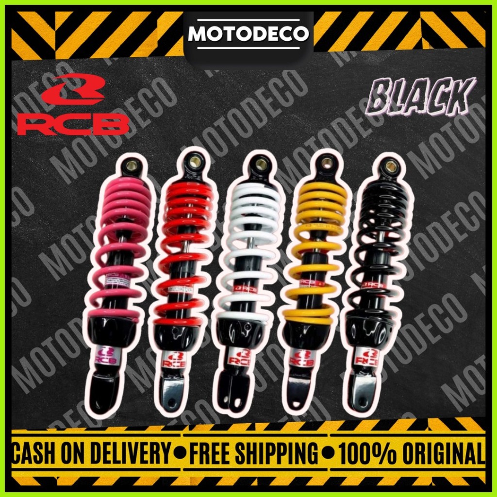 RCB RACING BOY SHOCK A2 SERIES (BLACK) 295mm for MIO/M3/SOUL I 125/MXI ...