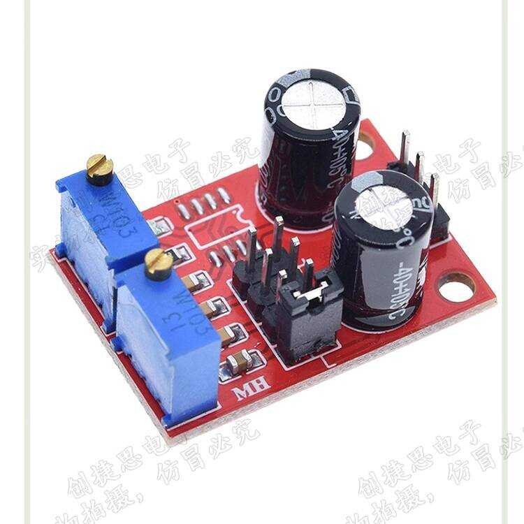 NE555 Pulse Adjustable Square Wave Rectangular Signal Generator Stepper ...