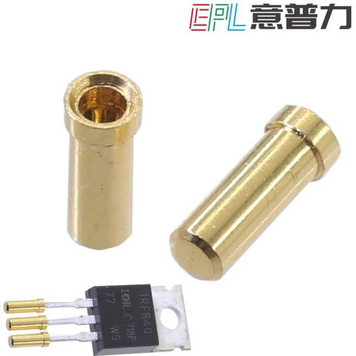 TS1.2Z Gold-Plaed PCB Moun Claw Spring wih 1.2mm Sraigh or Round Pin ...
