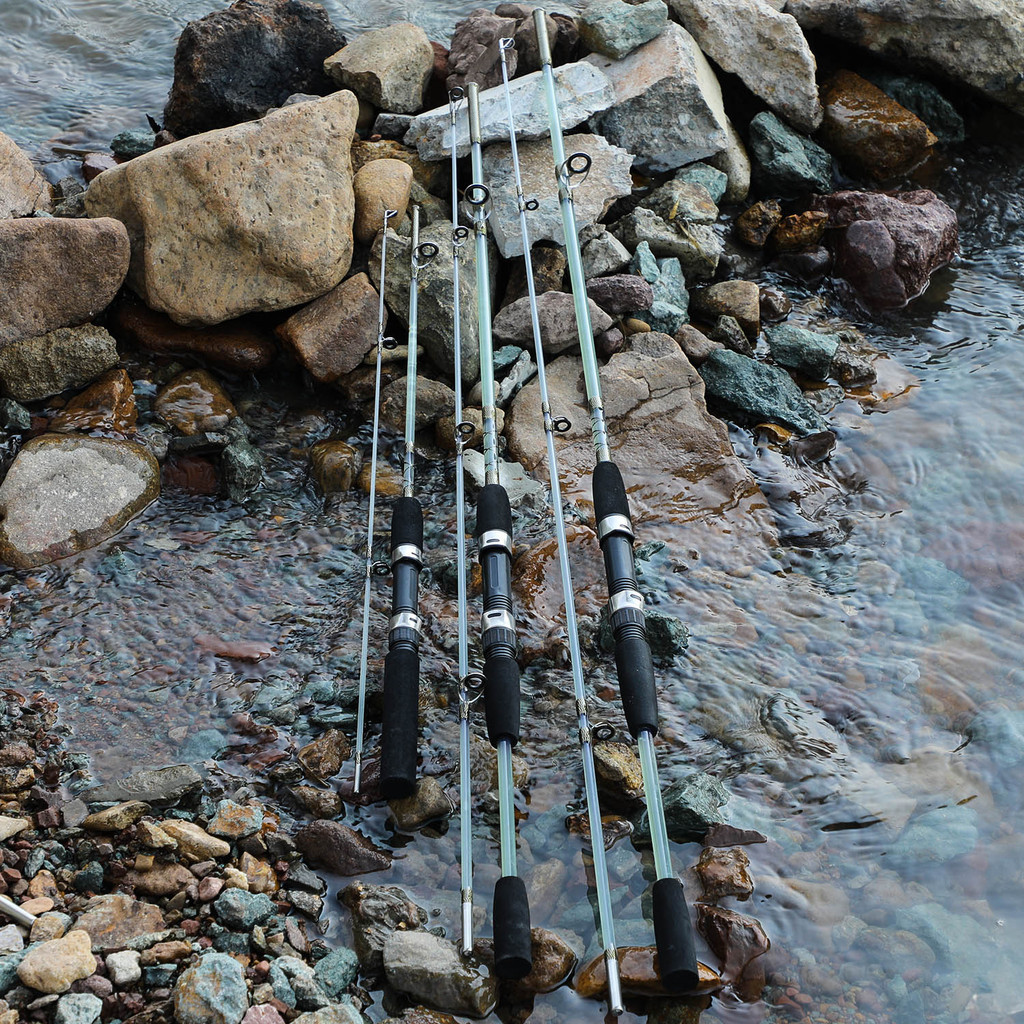 Sougayilang 2 Sections 1.2 -2.1M Solid Spinning Fishing Rod With EVA ...