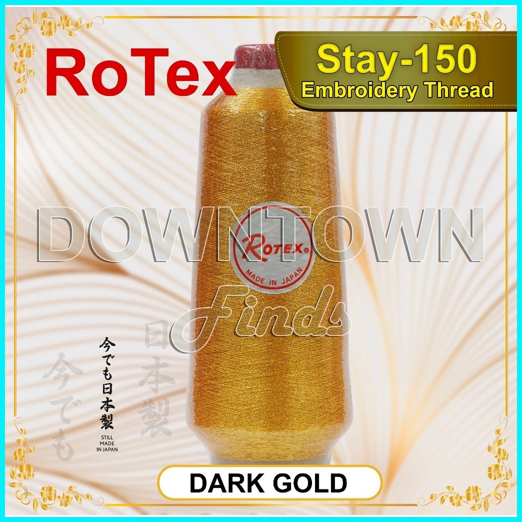 Original RoTex stay-150 High Quality metallic embroidery thread (Made ...