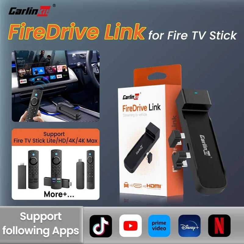 Version Korean Carlinkit Firedrive Link Wired Carplay To HDMI For Fire ...
