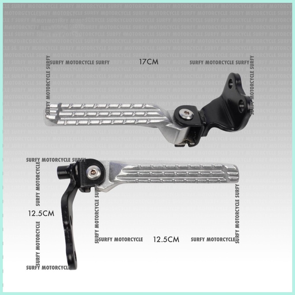 Yamaha Aerox v1/ v2 rear footrest (SET) left and right | Shopee Philippines