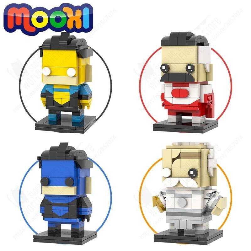Anime MOOXI Movie Character Brickheaded Model MOC Brick DIY Assembled ...