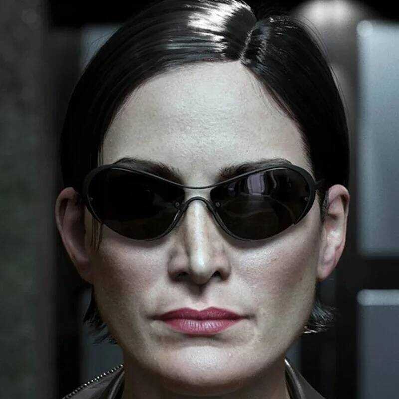 The Movie Matrix Trinity Cosplay Glasses Unisex Eyewear Frameless ...