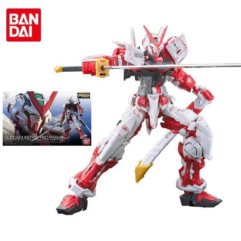【Cod】Authentic Original Bandai Am Kit Anime RG 19 Mbf-P02 Astray Red ...