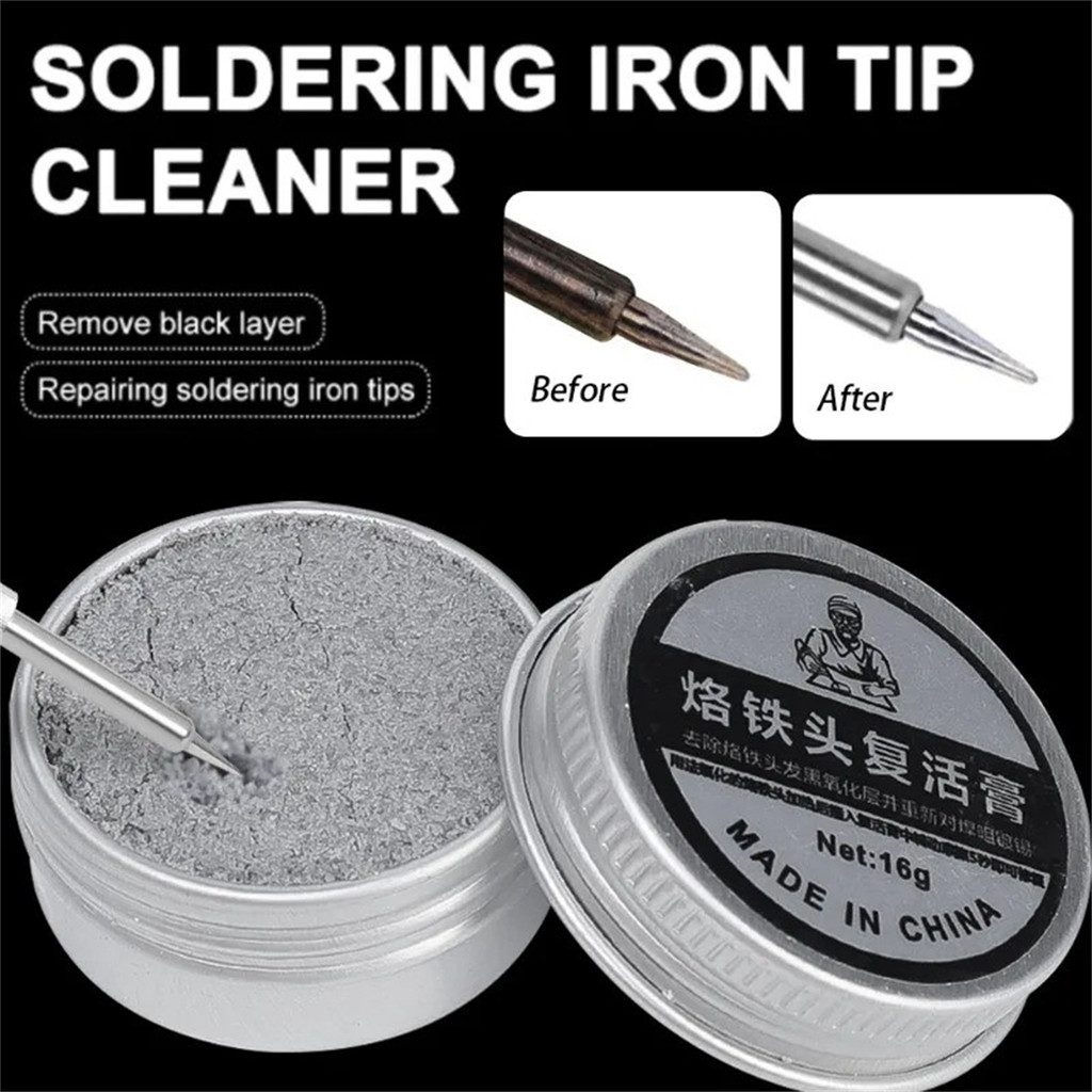 Soldering Iron Tip Resurrection Paste Tinner Cleaner Quick Repair Lead ...