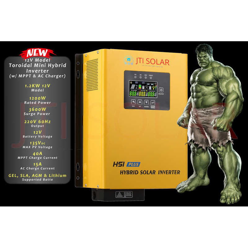 JTI Solar MPPT Hybrid Inverter Off-Grid Pure Sine Wave Low Frequency ...