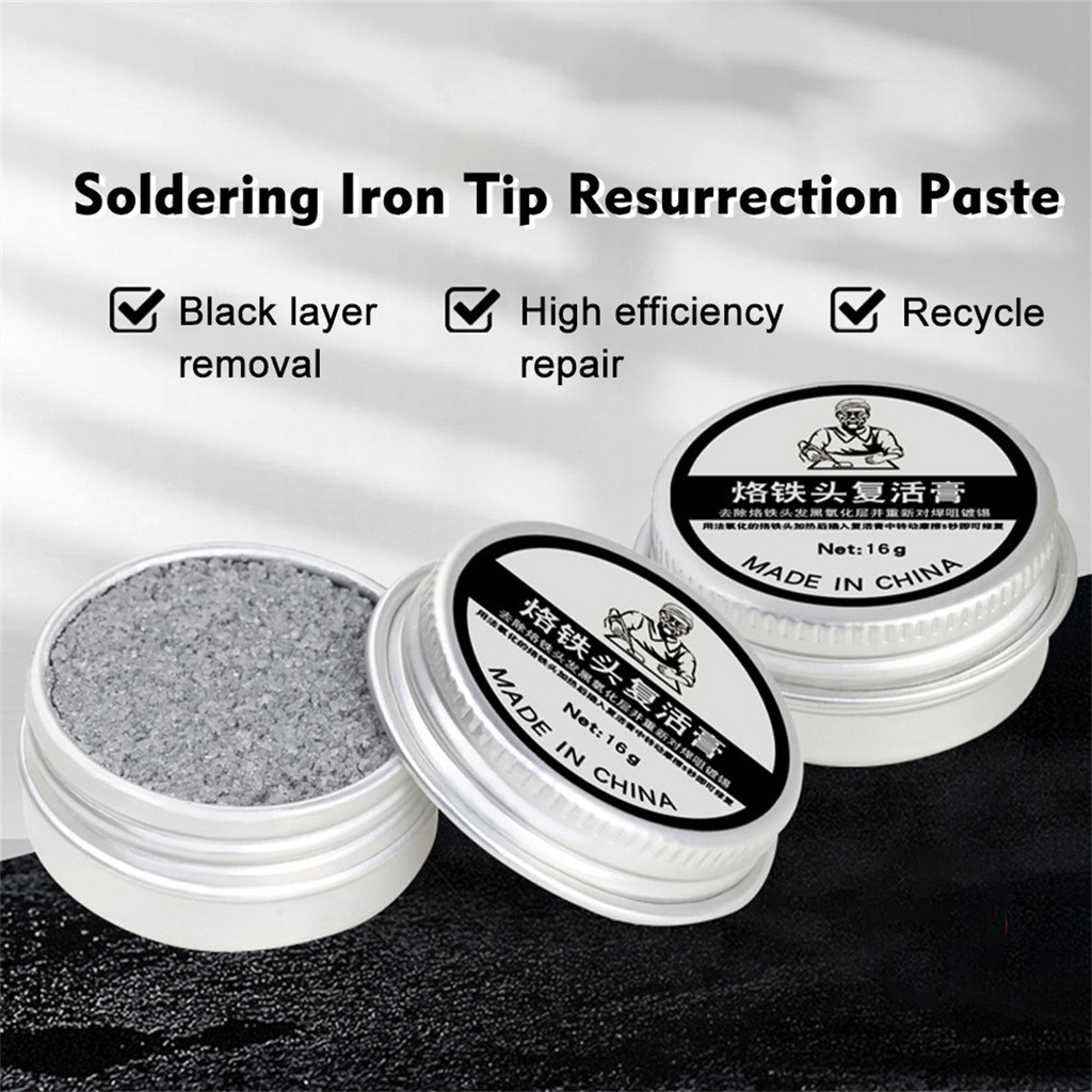 Soldering Iron Tip Resurrection Paste Tinner Cleaner Quick Repair Lead ...