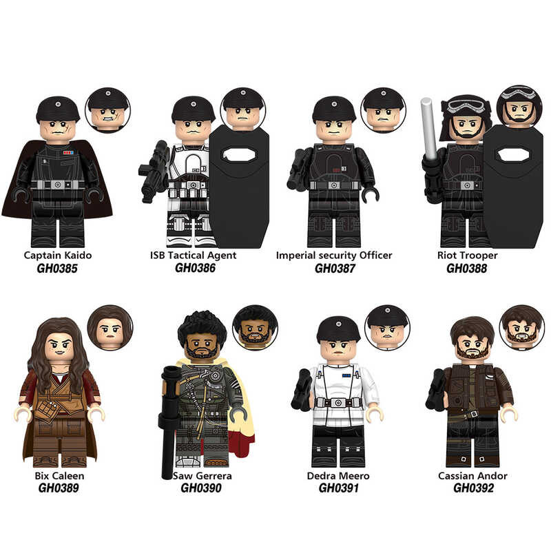 1 Captain Kaido Riot Trooper Bix Caleen Saw Gerrera Cassian Andor ...