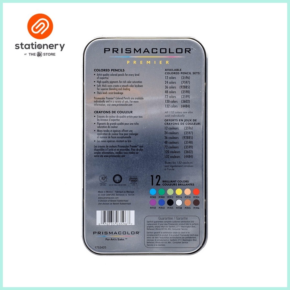 Prismacolor Premier Soft Core Colored Pencils 12CT | Shopee Philippines