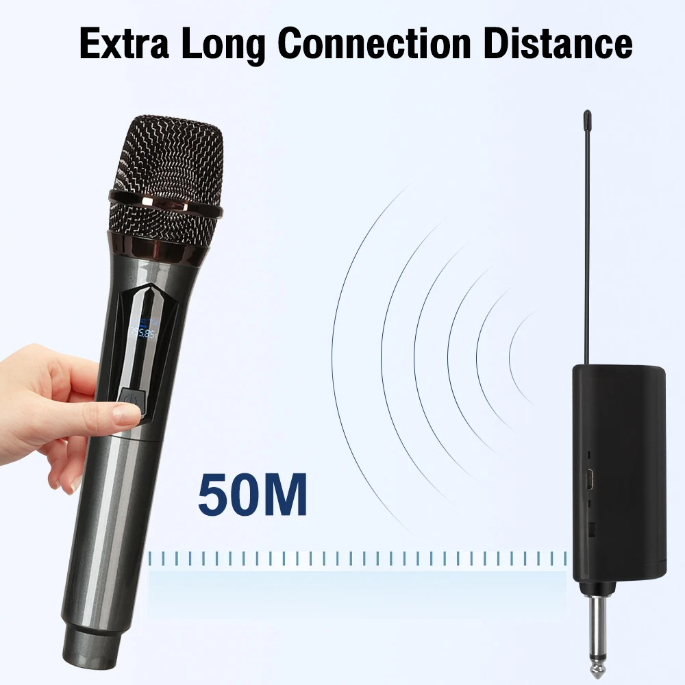 gdplus SHORE DM-2000S Professional Wireless Microphone UHF Handheld ...