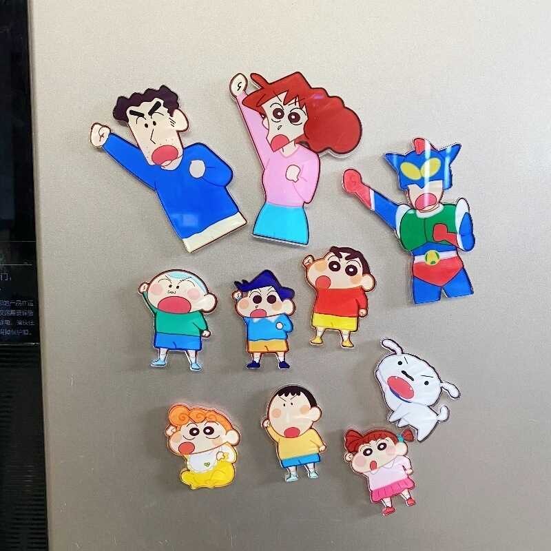 Crayon Refrigerator Shin-Chan Family Portrait Fridge Magnet Cartoon ...