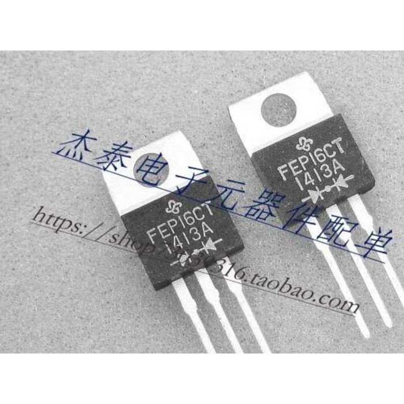 Direct plug rectifier diode FEP16CT TO-220 150V/16A brand new original ...