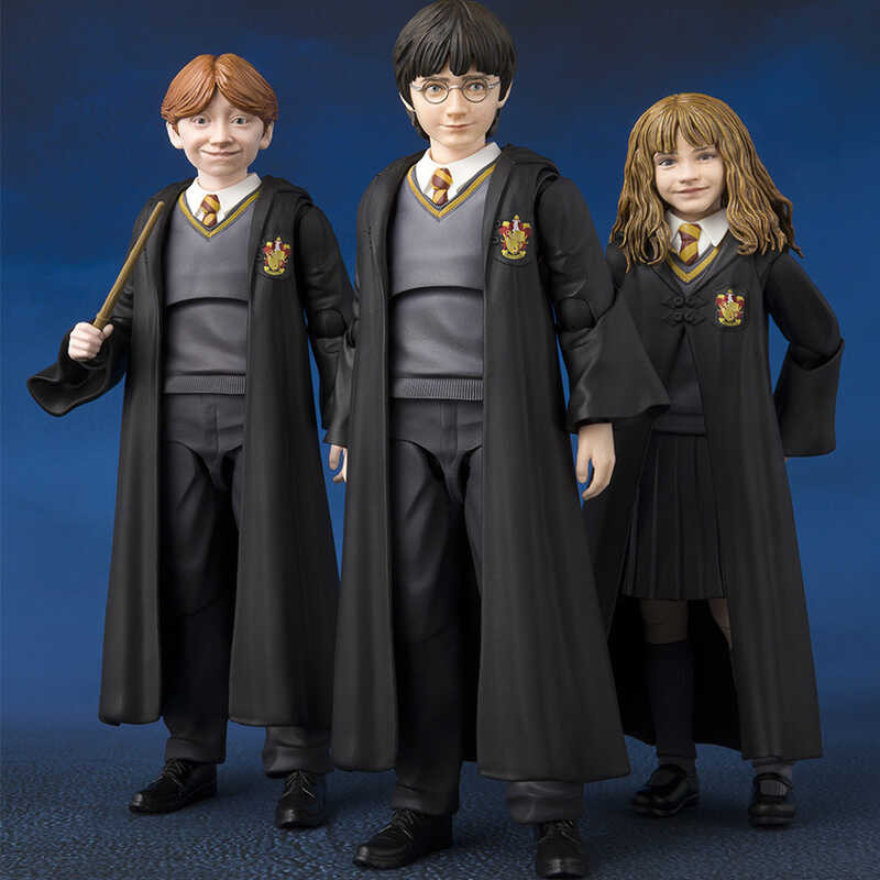 SHF Harry Potter Hermione Ron Movable Boxed Action Figure Collectible ...