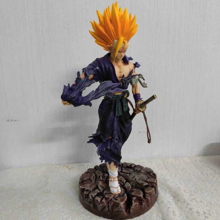 Dragon Ball Z Son Gohan Anime Action Figure Samurai Pose PVC Model ...