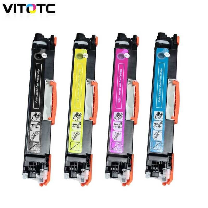 X 4 Toner Cartridge Compatible For HP Laserjet Pro Cp1020 Cp1021 Cp1022 ...