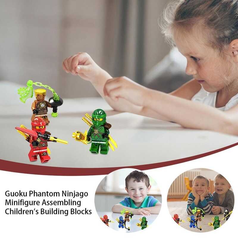 Ninjago Minifigures Jay Kai Arin Lloyd Sora Lord Ras Block Cinder Rise ...