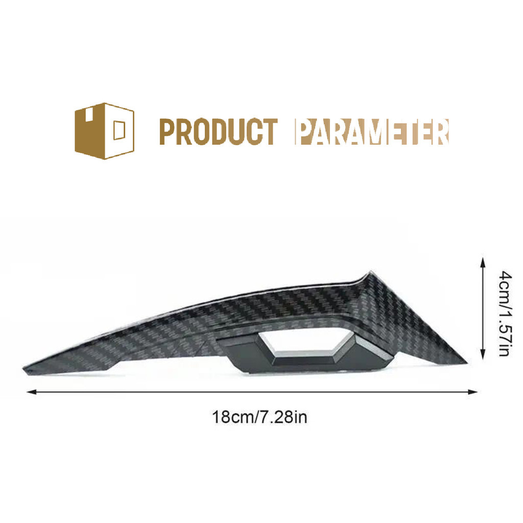 2Pcs Motorcycle Winglets Wind Wing Knife Body Sticker Sports Car ...