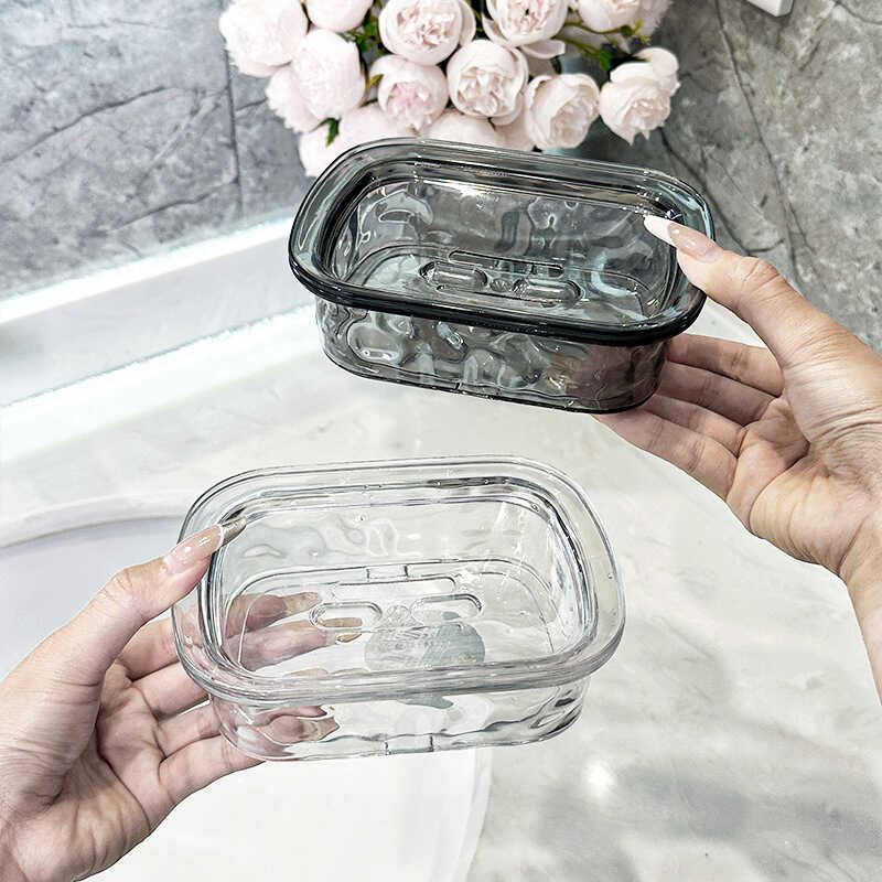 Water Ripple Soap Box Shelf Dormitory Toilet Household Soap Box Non ...