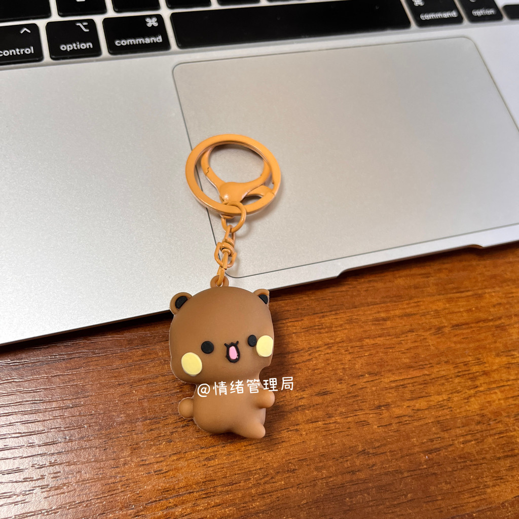 Panda Bubu And Yier Magnetic Hug Keychain Cartoon Panda Bubu And Dudu ...