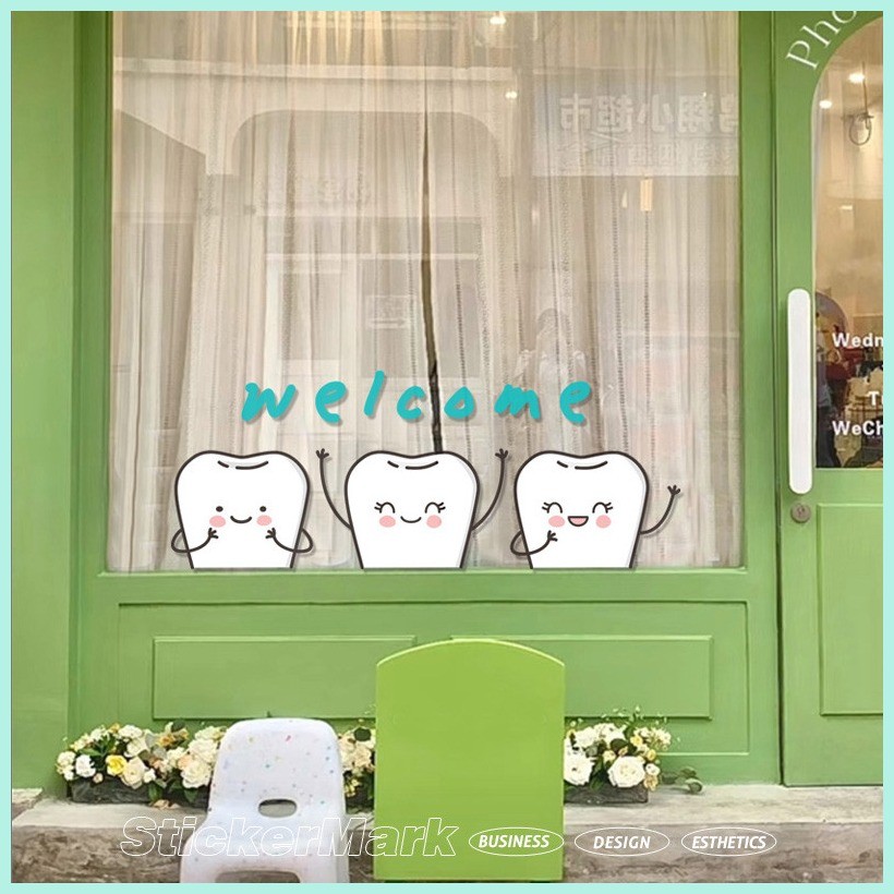Oral Tooth Health Stomatology Wall Poster Cute Cartoon Healthy Teeth ...
