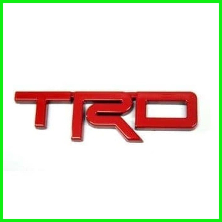 MERAH Red TRD Logo Car Emblem | Shopee Philippines