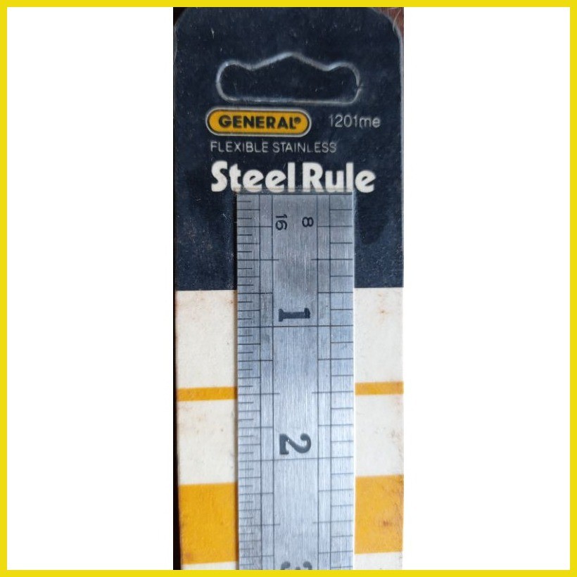 GENERAL 12 inch stainless steel Ruler | Shopee Philippines