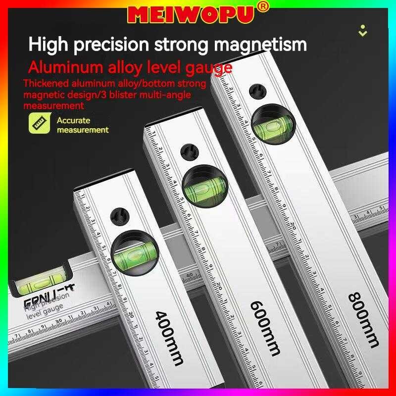 High-Precision Strong Magnetic Household Horizontal Ruler Aluminum Aloy ...